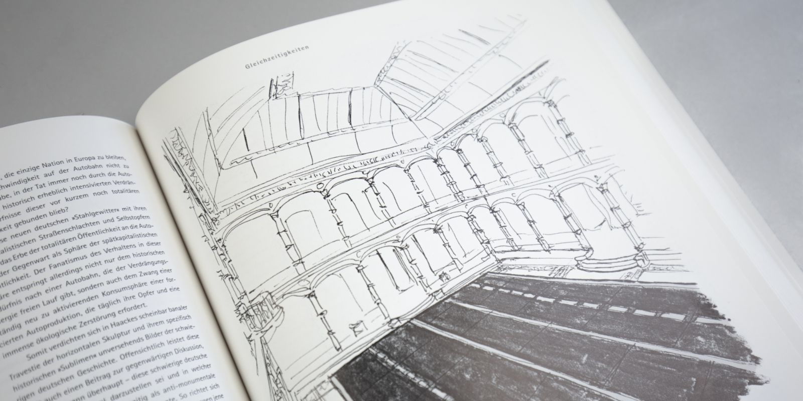Illustration zu Hans Haackes „Beton“ im Ausstellungskatalog.