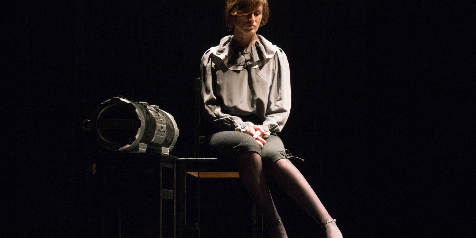 "Winterreise. Ein Theaterstück", Sophie Rois, Elfriede Jelinek, Haus der Berliner Festspiele, 13.03.2016