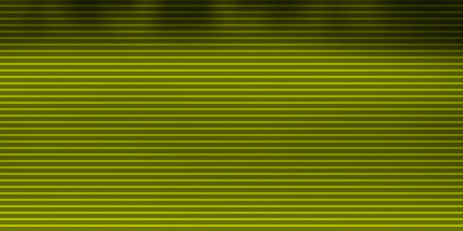 A green colour field shows slight abstract contours.