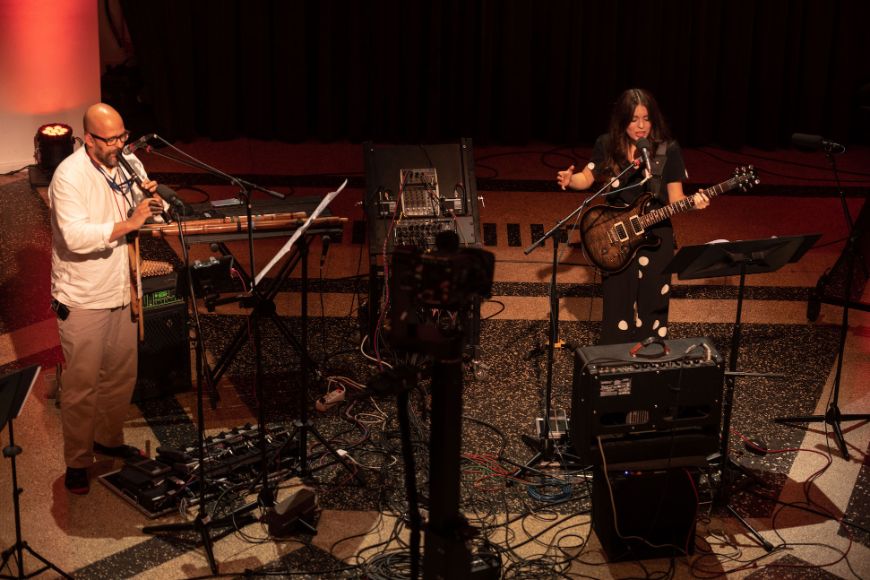 Witch'n'Monk, Jazzfest Berlin, 6. November 2020, silent green, Kuppelhalle  Camille Blake