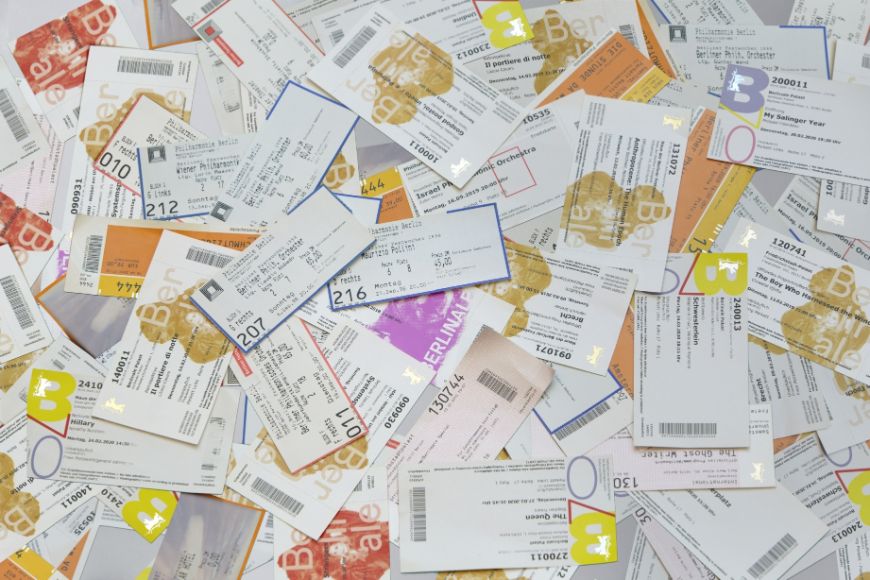 Ticketsammlung Monika Grütters
