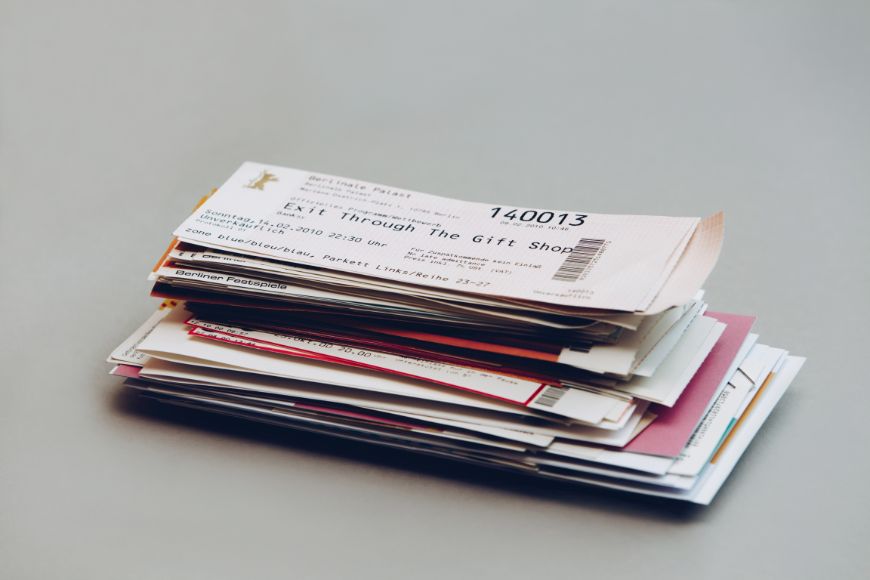 Ticketsammlung Monika Grütters