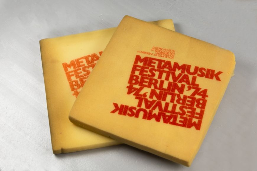 Sitzkissen Metamusikfestival Berlin '74