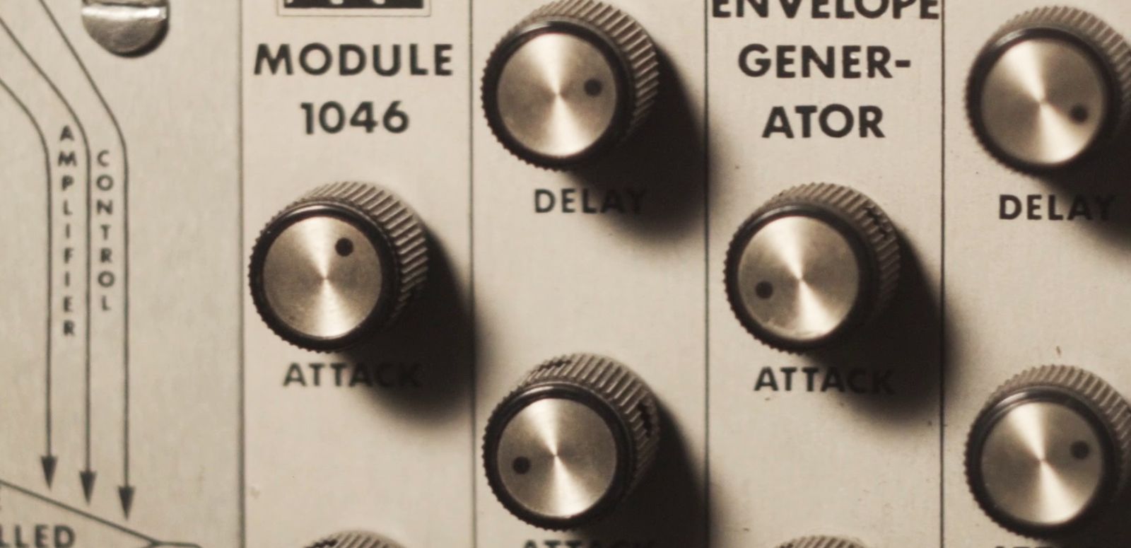 Rotary knobs of an ARP synthesizer